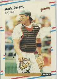 1988 Fleer Update Baseball Cards       125     Mark Parent